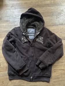 Abercrombie Fitch Wolf Jaw Jacke 892 Herren Größe XL Braun Y2K - Bild 1 von 10