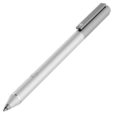 HP USB Rechargeable Tilt Pen Stylus with Pressure Sensor Replacement Silver - Image 1 of 4