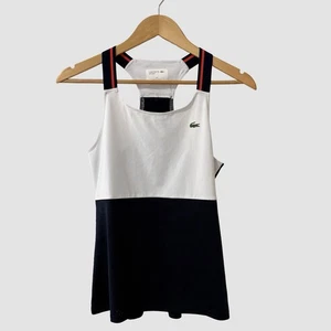 Camiseta sin mangas Lacoste Sport azul marino/blanco ropa deportiva EU 42 (M) - Imagen 1 de 7