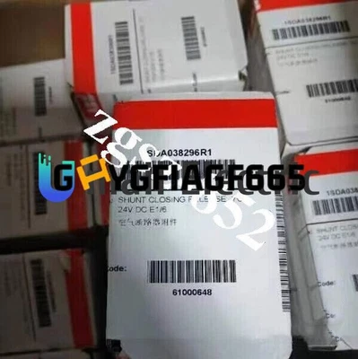ABB 1SDA038296R1 SHUNT CLOSING RELEASE YC 24V DC E1/6 61000648 New FedEx or DHL - Image 1 of 4