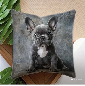 French Bulldog Puppy Pillow Cover - Picture 1 of 4