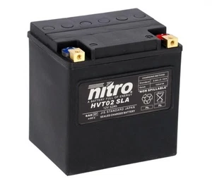 Nitro HVT 02 SLA AGM Gel Batterie 12V 32AH 450A - Einbaufertig (YTX30L-BS, - Bild 1 von 1