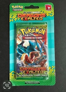 Dragons Exalted Pokemon Sealed Blister Pack Gyarados Black & White Booster Pack - Picture 1 of 7
