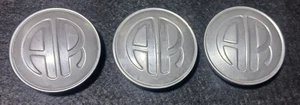 Set of 3 American Racing Wheel Center Caps - Picture 1 of 2