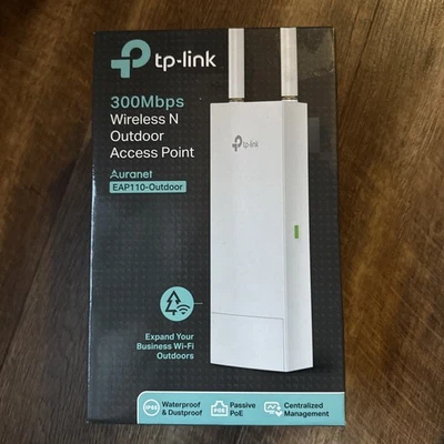 TP-Link EAP110-Outdoor 2.4GHz 300Mbps Outdoor Wireless Access Point Passive PoE - Image 1 of 3