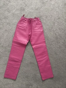 Metro style Pink Leather Pants - Picture 1 of 6
