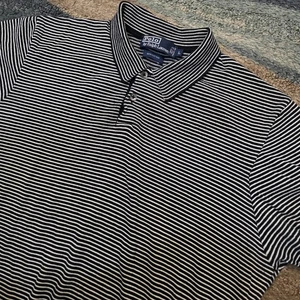 Real Vintage Ralph Lauren Made In Italy Of Italian Yarn Cotton Polo Size L - Picture 1 of 12