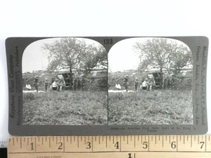 American Field Radio Outfit Stereoview Keystone View Co. 1900s WWI Military - Bild 1 von 2