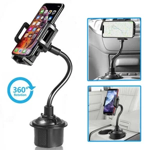 Adjustable Car Mount 360° Gooseneck Cup Holder Cradle Universal for Cell Phone - Picture 1 of 9
