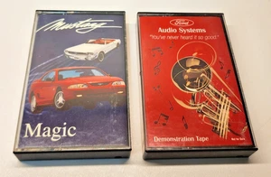 Vintage 1990s Ford Dealer Demo Cassette Tapes Mustang Magic & Audio Systems - Picture 1 of 6