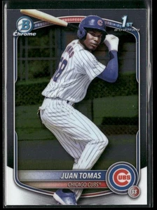 2025 Bowman Chrome #BCP-230 Juan Tomas - Bowman 1st Chrome Prospects - Picture 1 of 2