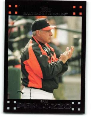 2007 Topps #608 Sam Perlozzo NM-MT Orioles MG  - Image 1 of 2
