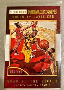 2015-16 Panini NBA Hoops LeBron James #/999 Road to the Finals   