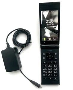 Nuevo TELÉFONO PLEGABLE KYOCERA 701KC DIGNO KEITAI 2 ANDROID NEGRO DESBLOQUEADO JAPÓN 702KC - Imagen 1 de 12