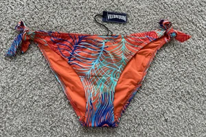NEU MIT ETIKETT VILEBREQUIN BIKINIUNTERTEIL - DAMEN - EXTRA LARGE US 12 / EUR 42 / XL - ORANGE - Bild 1 von 11
