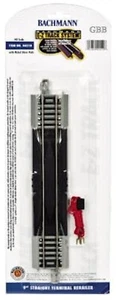 HO E-Z Track 9" Níquel Plata Terminal Rerailer Bachmann Nuevo Sellado 44510 - Imagen 1 de 1