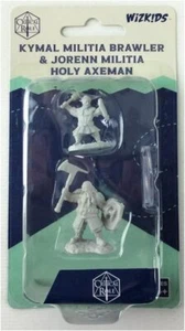 Minis de papel crítico sin pintar: Kymal Militia Brawler y Jorenn Holy Axeman nuevos - Imagen 1 de 1