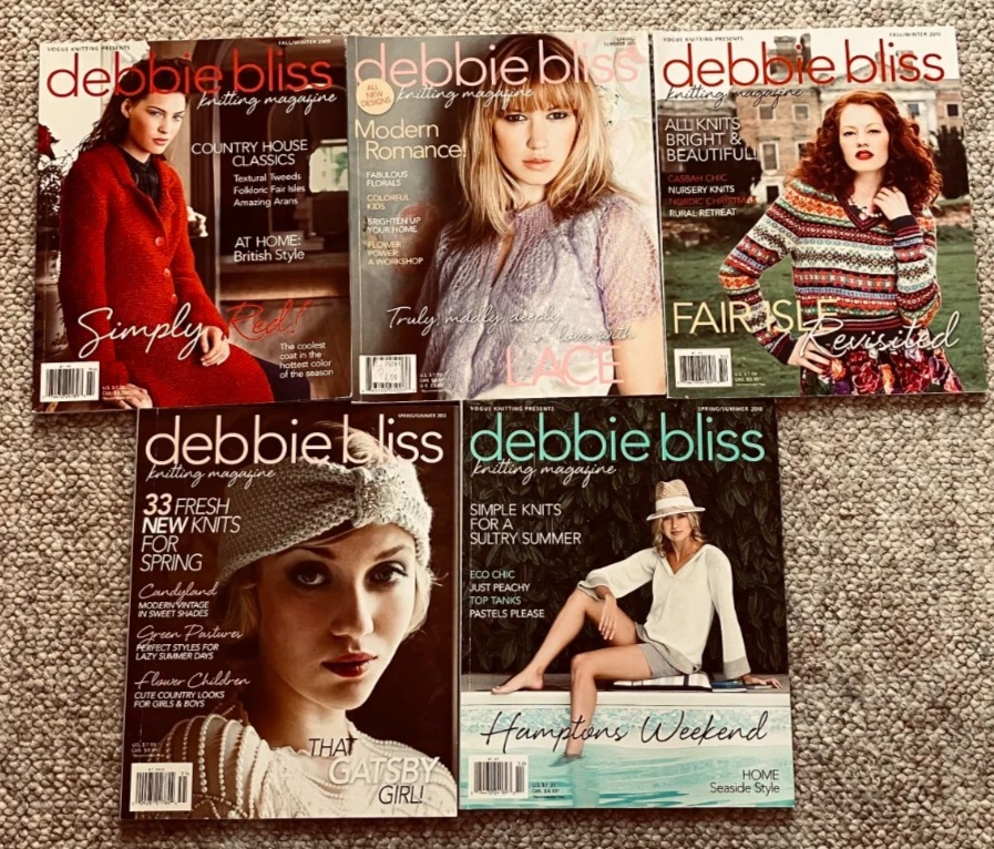 Debbie Bliss Knitting Set of 5 2009-2013 - Image 1 of 1