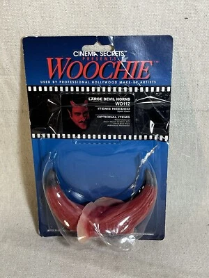 De Colección Cinema Secrets Woochie Grandes Cuernos de Diablo Apliques de Látex EE. UU. V6178  Foto 1 de 4