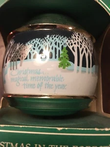 Hallmark Ornament 1984 CHRISTMAS IN THE FOREST Magic Lighted  QLX703-4 - Picture 1 of 7