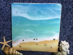 Resin Ocean Wave, Seashore Hanging Wall Art - Picture 1 of 4