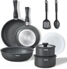Cookware Set 13 Pieces, Nonstick Pots and Pans Set with Removable Handles