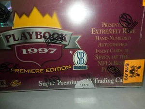 1997 Football Score Board PLAYBOOK Factory Sealed 24 pack Box Tony Gonzalez Rc - Picture 1 of 8