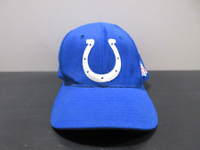 VINTAGE Indianapolis Colts Hat Cap Strap Back Blue White Football Starter Mens