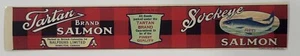 LABEL Can Tartan Brand Balfour Hamilton Ontario Canada Salmon - Bild 1 von 1