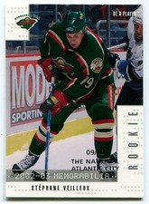 2002-03 Be A Player Memorabilia STEPHANE VEILLEUX RC Atlantic City National #/10