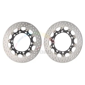 Front Brake Rotors Discs Set For Yamaha FZ6 2004-2009 XV1900 Raider 2008-2017 - Picture 1 of 3