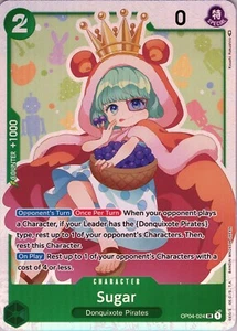 Sugar OP04-024 SR - One Piece TCG Kingdoms of Intrigue - Inglés - Lámina (Nuevo) - Imagen 1 de 2