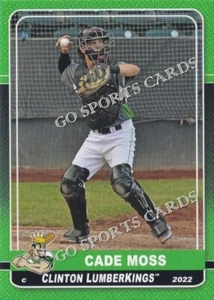 Clinton LumberKings 2022 Cade Moss Prospect League - Imagen 1 de 1