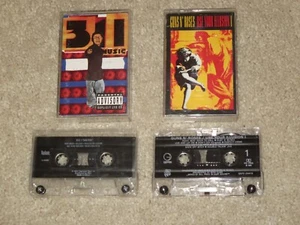 Works! 311 Music Guns N' Roses Use Your Illusion 1 Cassette Tape 1st Print LOT - Imagen 1 de 3