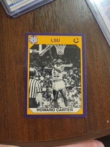 1990 Collegiate Collection LSU Tigers - #196 Howard Carter Rookie Card RC