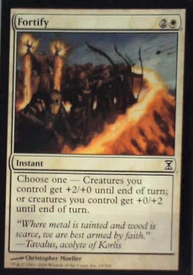 Fortify - Time Spiral: #19, Magic: The Gathering Mp R37 - Image 1 of 1