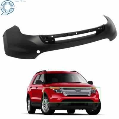 Front Bumper Cover W/o Sensors Holes For 2011-2015 Ford Explorer Primed Foto 1 de 4