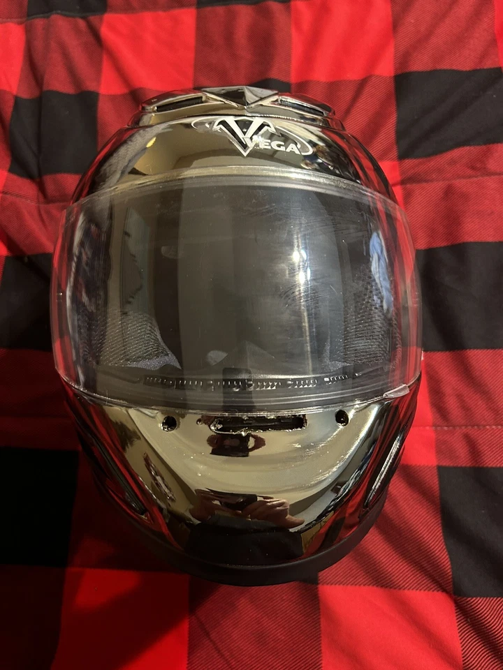 Casco de motocicleta VEGA Full Face dorado/bronce XS (fabricante en 2002) Foto 1 de 4