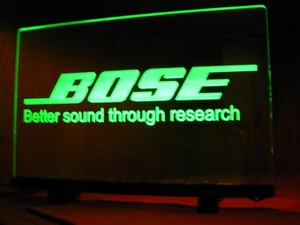 BOSE ETCHED ACRYLIC LED SIGN - Picture 1 of 8