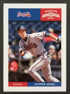 Chipper Jones 2004 Donruss Baseball Card #32 (NM) - Picture 1 of 2