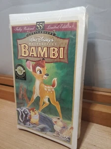 VHS - BAMBI - 55TH ANNIVERSARY! WALT DISNEY! Factory Sealed! - Picture 1 of 10