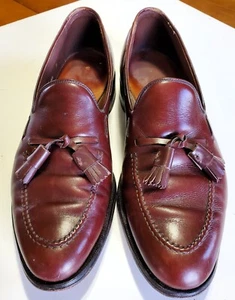 Allen Edmonds Grayson Tassle Loafers 11B Brown 8267 - Picture 1 of 9