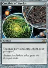 [1x] Crucible of Worlds - Foil - Near Mint, English - Tenth Edition MTG Magic