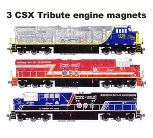 Imanes CSX Veteranos, Primeros Respondedores y Aplicación de la Ley ES44AH Andy Fletcher - Imagen 1 de 1