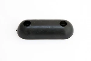 100 X Tampón de asiento de inodoro de goma ovalada negra + tornillos 60 mm X 22 mm X 12 mm | Onesto - Imagen 1 de 1