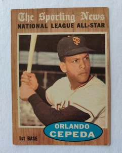 Orlando Cepeda 1962 Topps #390 EX-EX+ - Picture 1 of 5