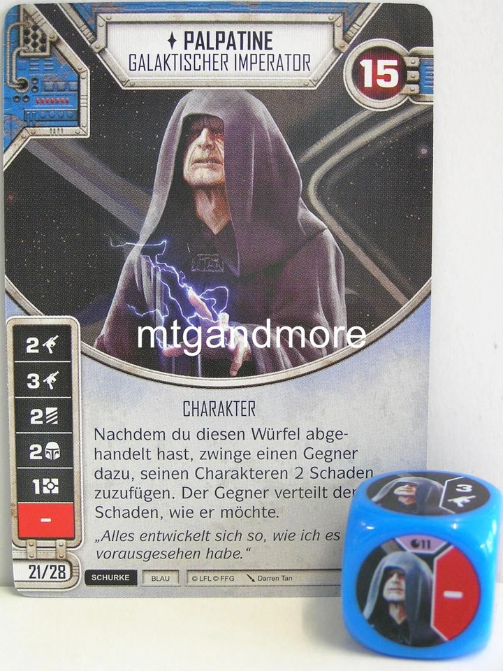 Star Wars Destiny - Geist der Rebellion - Einzelkarte + Würfel aussuchen - Bild 1 von 1