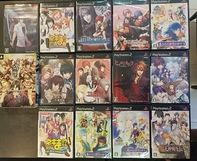 OTOME Games LOT OF 14 SONY Play Station 2 JAPANESE - Image 1 of 2
