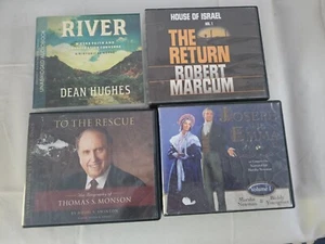 AUDIOBOOKS Lot 4 LDS Mormon: Joseph & Emma, River (Hughes), Rescue (Monson) + - Picture 1 of 20