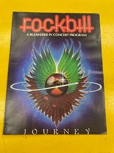 POSTER PROGRAMMA CONCERTI JOURNEY Evolution Tour Budweiser raro 1979 - Foto 1 di 6